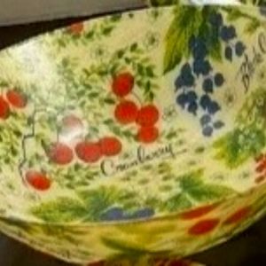 Large Vintage Rare Artmor Cumberland MD Family Salad 🥗 Fruit🍉🍍🍏 Serving Bowl